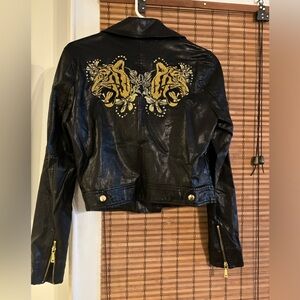 GUESS RISING TIGER MOTO JACKET